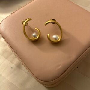 Earrings 18k Gold plated stain steel earrings